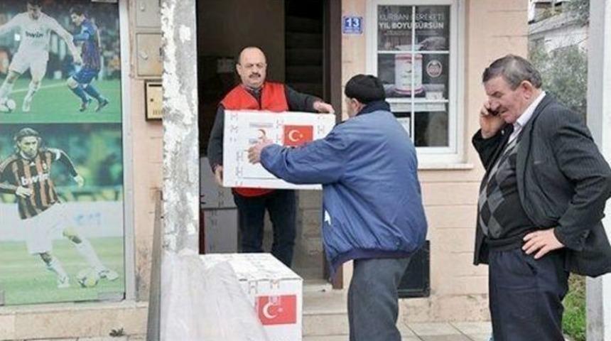 Yangınzede Vatandaşlara Kızılay&rsquo;dan Yardım