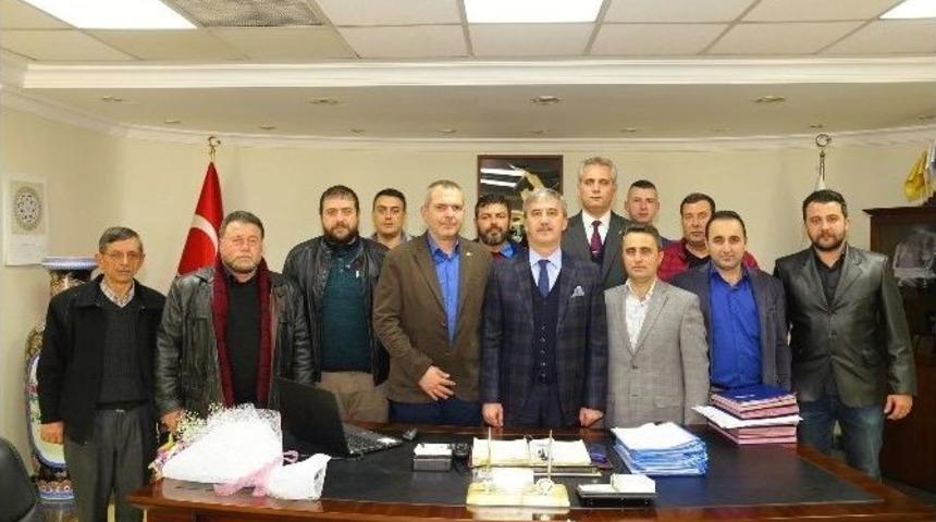 Mhp İl&ccedil;e Y&ouml;netiminden Başkan Şirin&rsquo;e Ziyaret