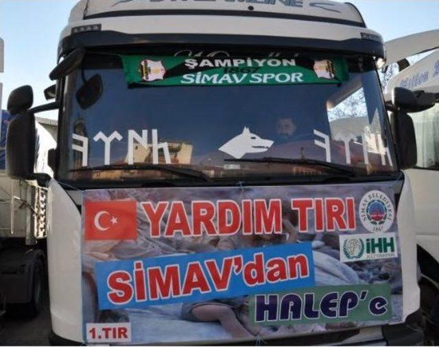 Simav’dan Halep’e Yardım