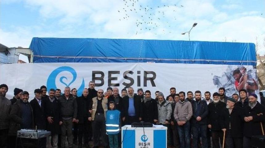 Tekirdağ’dan Halep’e 1 Yardım Tırı Daha Gönderildi