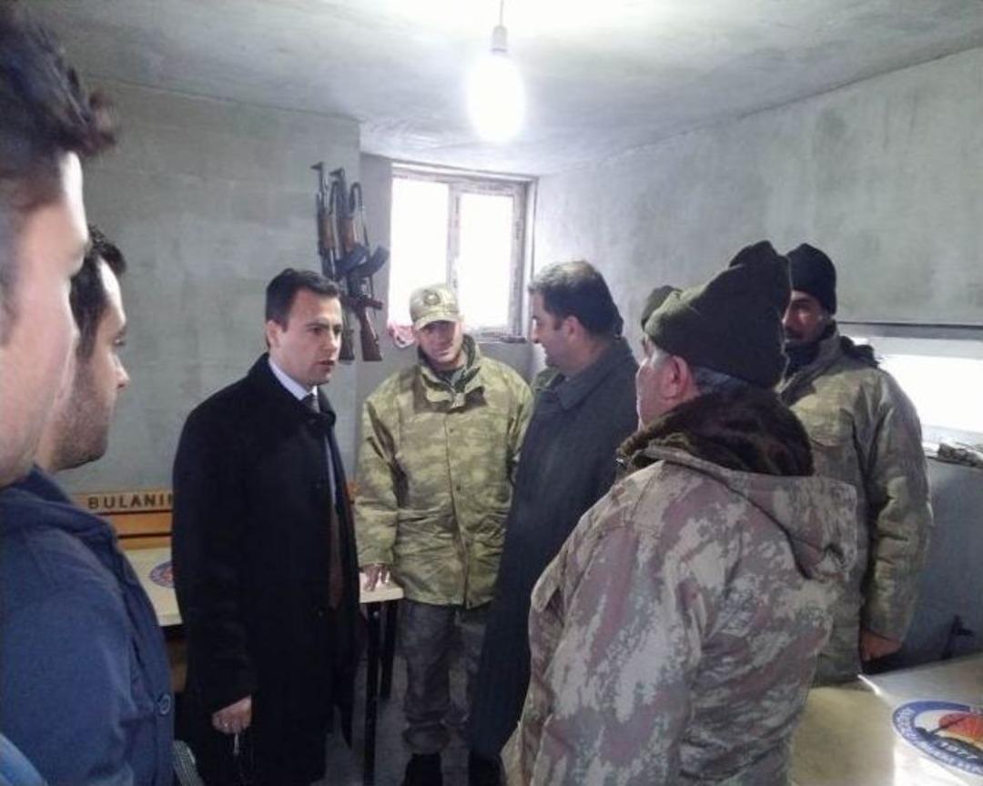 Kaymakam Uzan&rsquo;dan N&ouml;bet Tutan G&uuml;venlik G&uuml;&ccedil;lerine Ziyaret