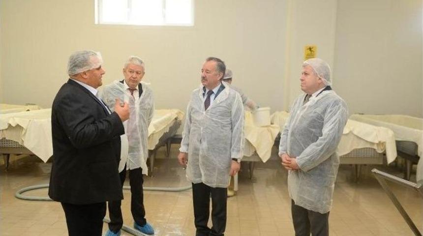 Edirne Valisi &Ouml;zdemir, S&uuml;t &Uuml;r&uuml;nleri Tesisini İnceledi