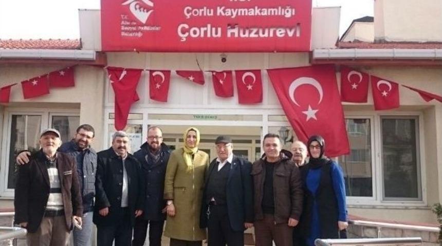 Ak Partili Doğan&rsquo;dan &Ccedil;orlu Huzurevi&rsquo;ne Ziyaret