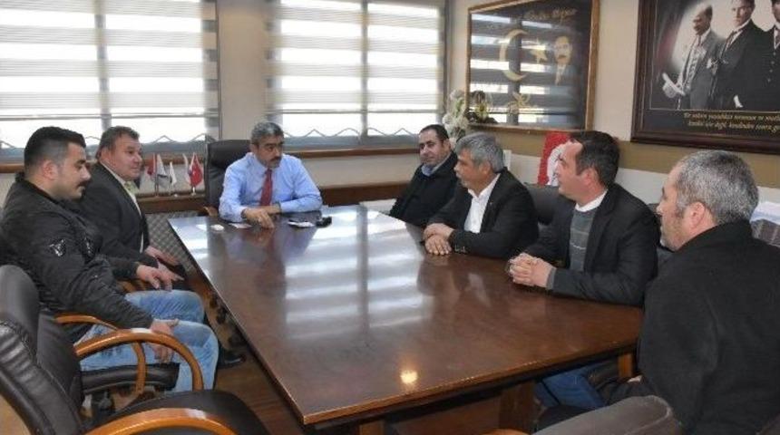 &Uuml;lk&uuml;c&uuml; İş&ccedil;iler, Başkan Alıcık&rsquo;ı Ziyaret Etti