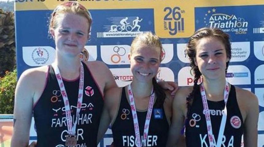 Milli Triatloncu İlayda, Azmiyle &Ouml;rnek Oldu