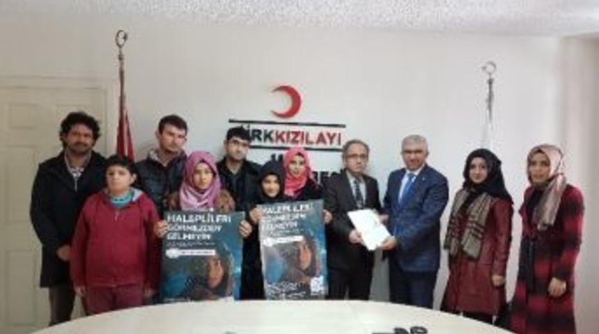 Ortaokul &Ouml;ğrencileri Halep&rsquo;i G&ouml;rmezden Gelmedi