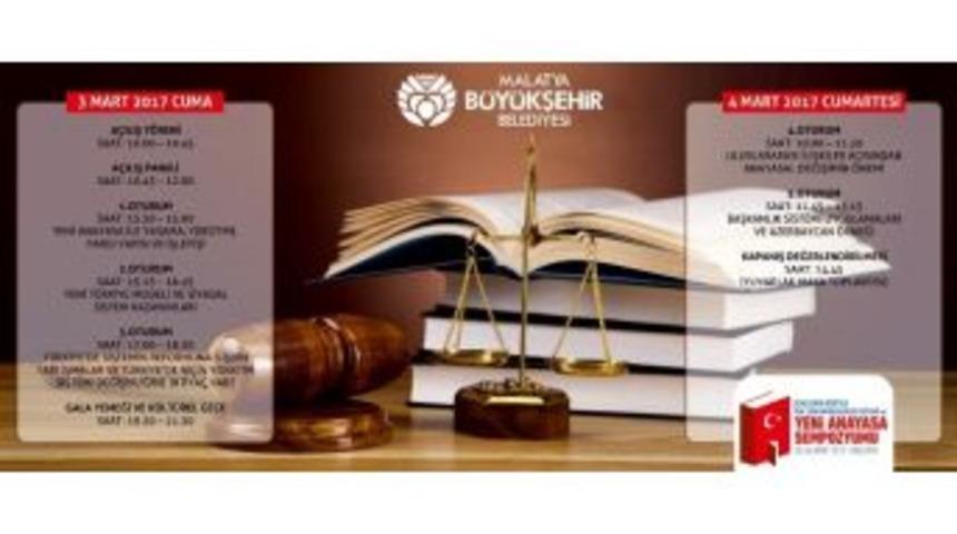 Malatya B&uuml;y&uuml;kşehir Belediyesinden Yeni Anayasa Sempozyumu
