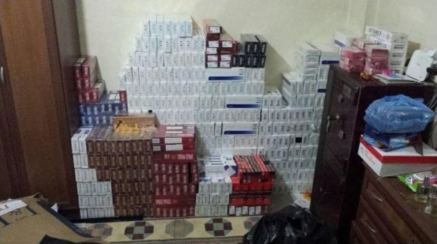 Kayseri&rsquo;de Ka&ccedil;ak Sigara Operasyonu