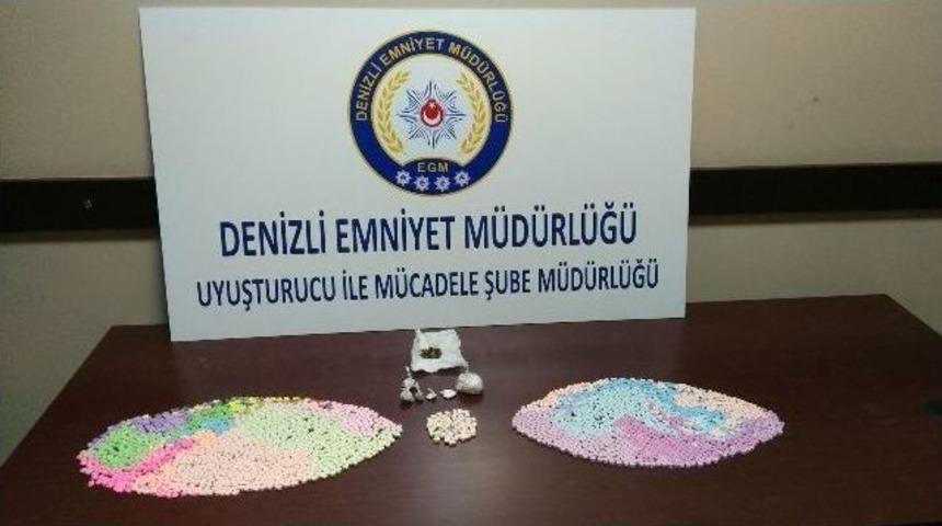 Denizli&rsquo;de Uyuşturucu Operasyonu