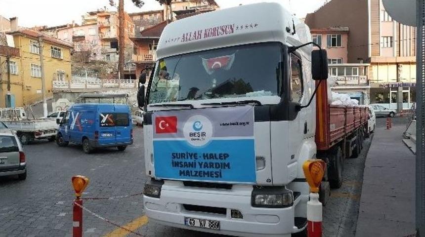 Demirci&rsquo;den Halep&rsquo;e 600 &Ccedil;uval Un