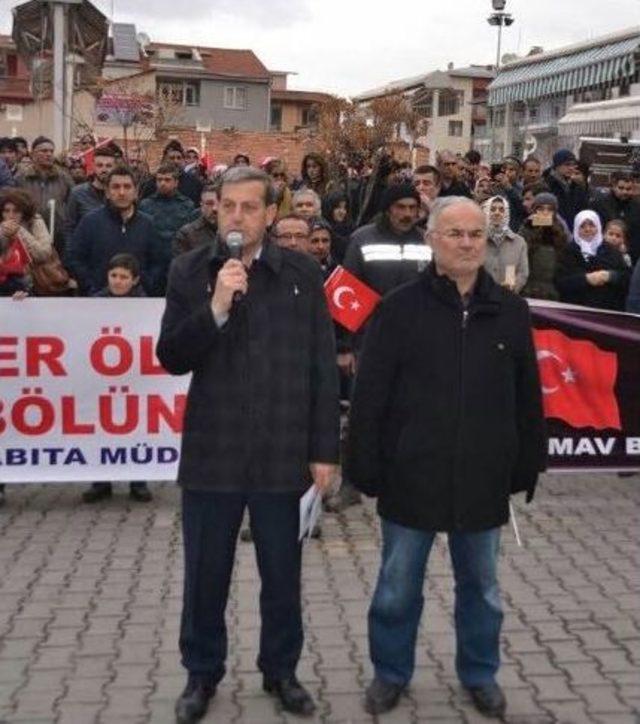 Simav’da Teröre Lanet Yürüyüşü