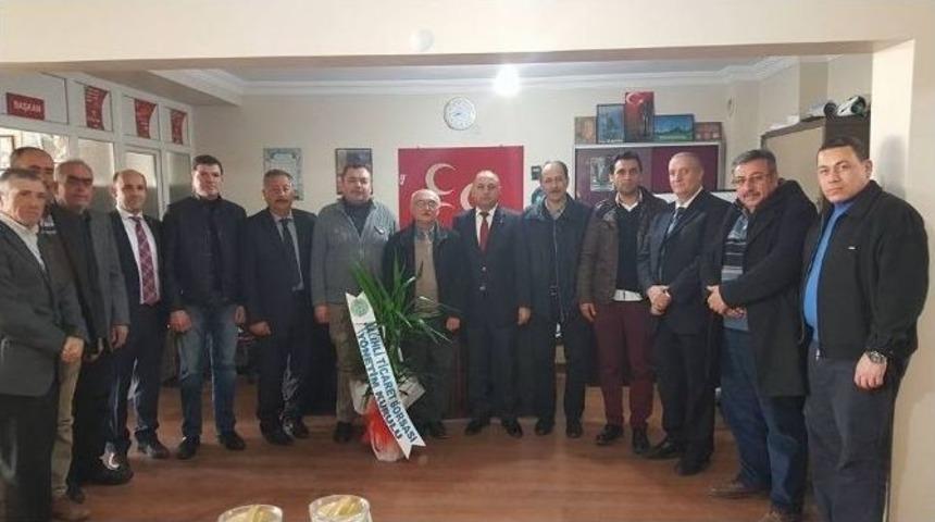 Salihli Mhp, Borsa Ve Muhtarları Ağırladı