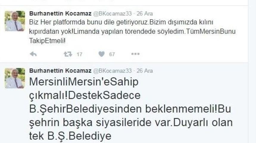Başkan Kocamaz: "y&ouml;netim Verdiği S&ouml;z&uuml;n Arkasında Durmalı"