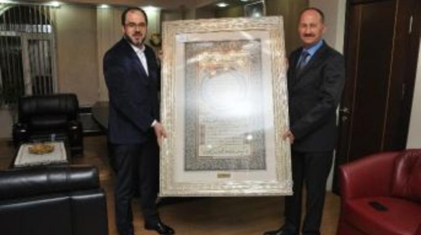 Başkan Ayaz, Kaymakam Kantay&rsquo;ı Ziyaret Etti