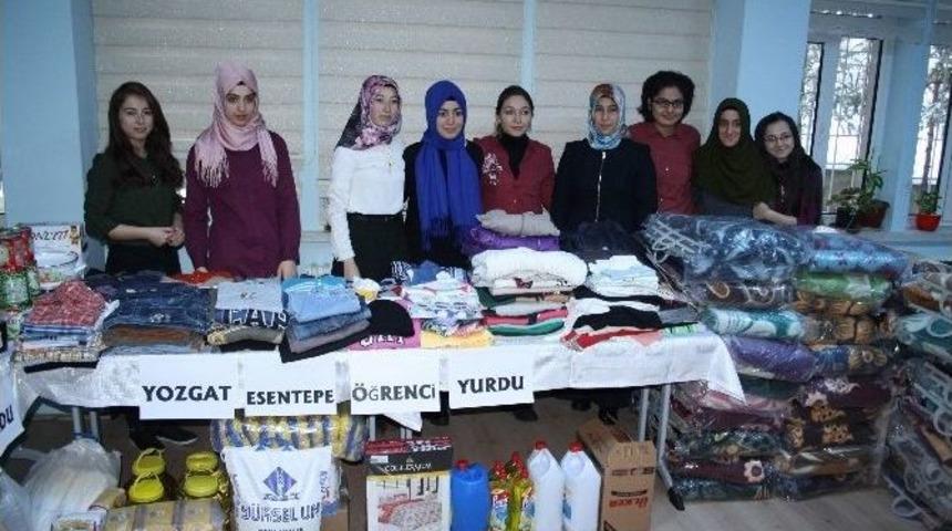 Yozgat Kyk &Ouml;ğrencileri Halep İ&ccedil;in Seferber Oldu