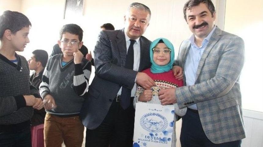 Develi Protokol&uuml; İşitme Engelliler Okulunu Ziyaret Etti