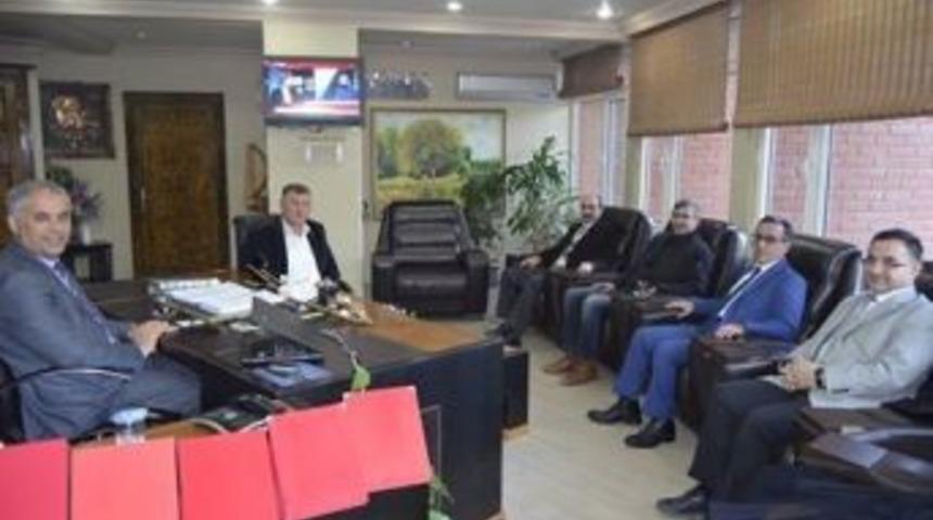 Başkan Yaman&rsquo;a Ziyaretler