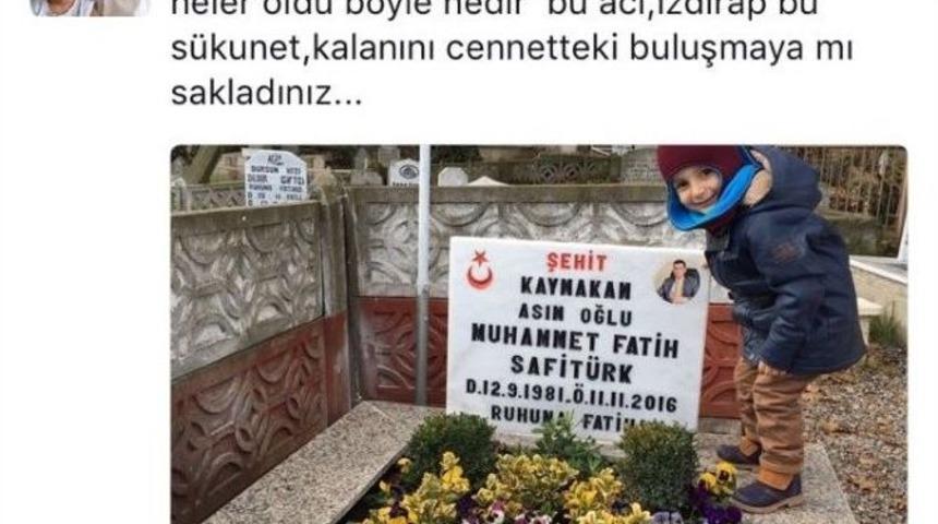 Şehit Kaymakam Muhammet Fatih Safit&uuml;rk&rsquo;&uuml;n Eşinin Paylaşımı Y&uuml;rek Burktu