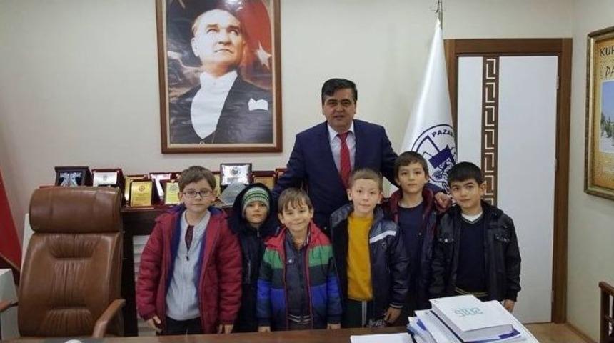 Miniklerden Başkan Yal&ccedil;ın&rsquo;a Ziyaret