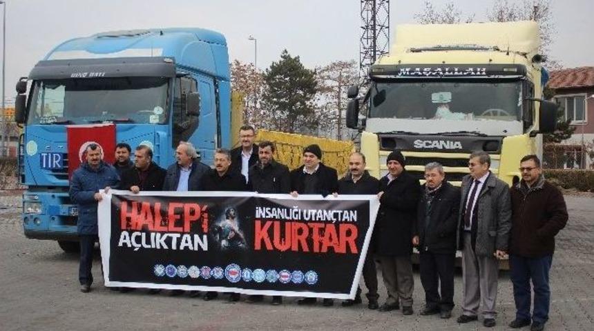 Memur-sen&rsquo;den Halep&rsquo;e Un Yardımı