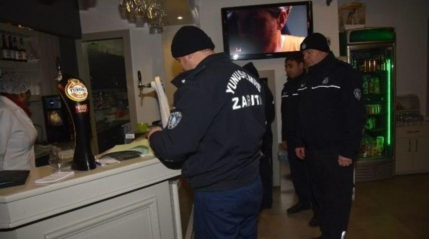 Yunusemre&rsquo;de Yılbaşı Denetimi