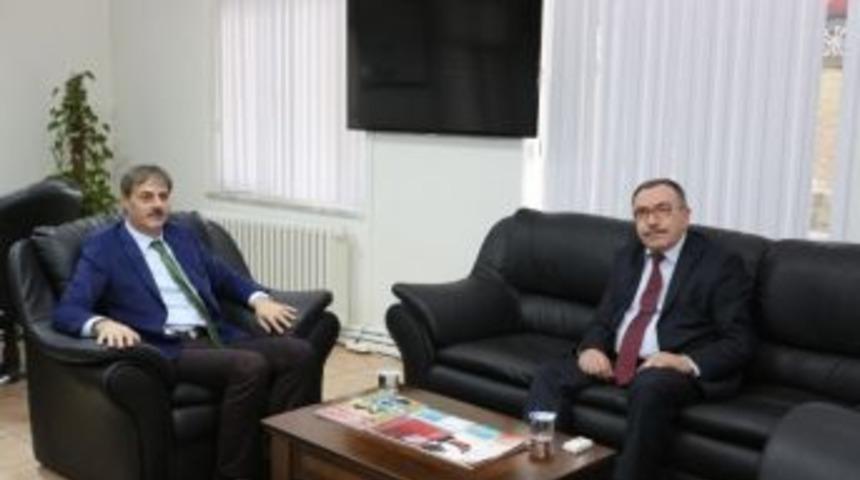 Başkan Alemdar&rsquo;dan Kaymakam&rsquo;a Ziyaret