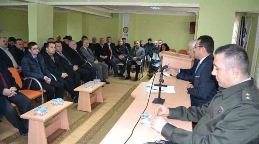 Kaymakam &Ccedil;ağlar, Daire Amirleri Ve Muhtarlarla Bir Araya Geldi