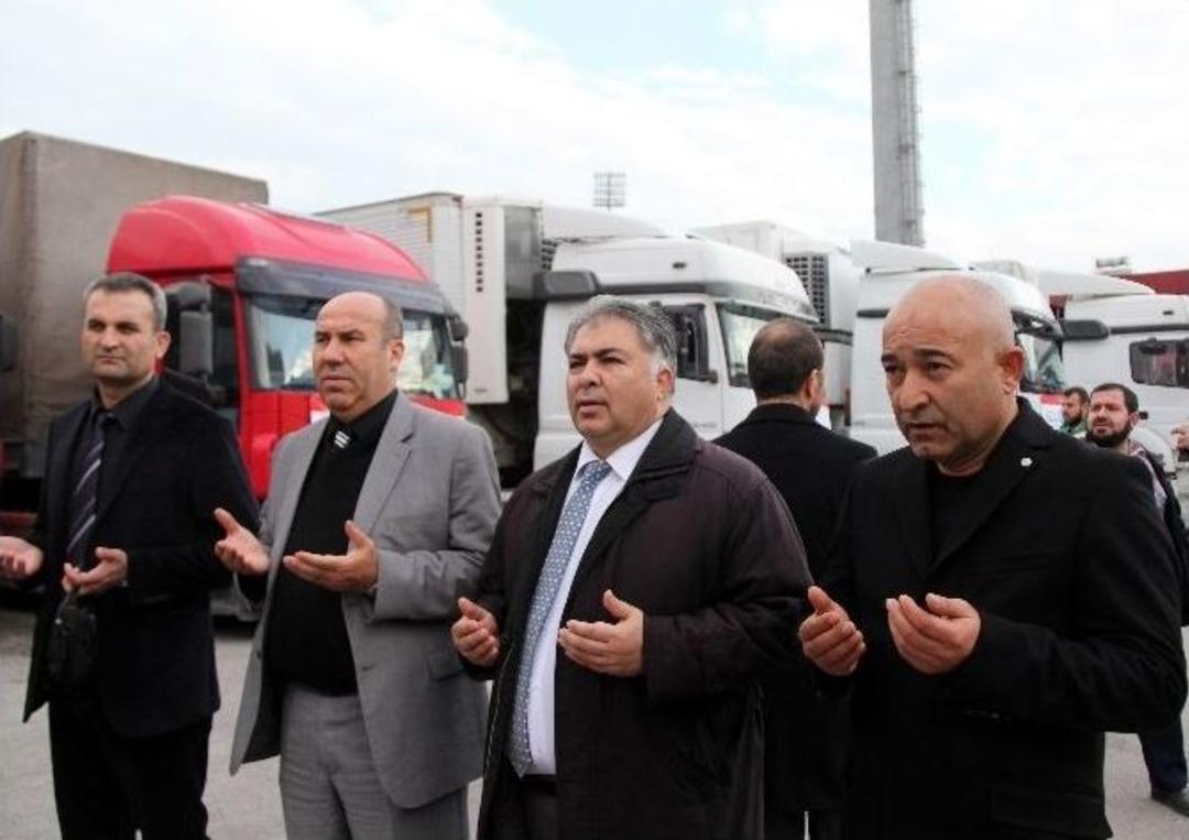 Mersin&rsquo;den Halep&rsquo;e 36 Yardım Tırı