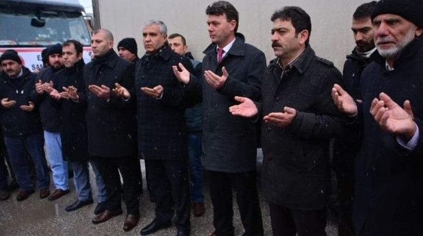 Samsunlular Yardımlaşma Derneği&rsquo;nden Suriye&rsquo;ye 3 Tır Yardım Malzemesi