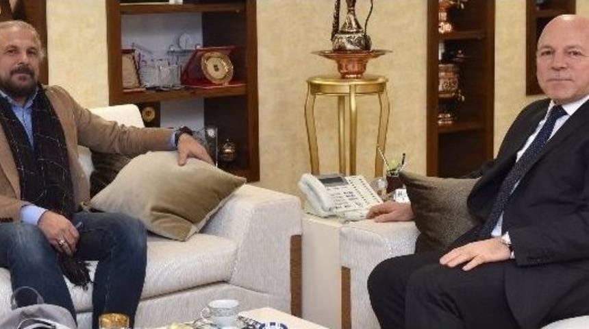 G&uuml;venlik Politikaları Uzmanı Yarar&rsquo;dan Başkan Sekmen&rsquo;e Ziyaret