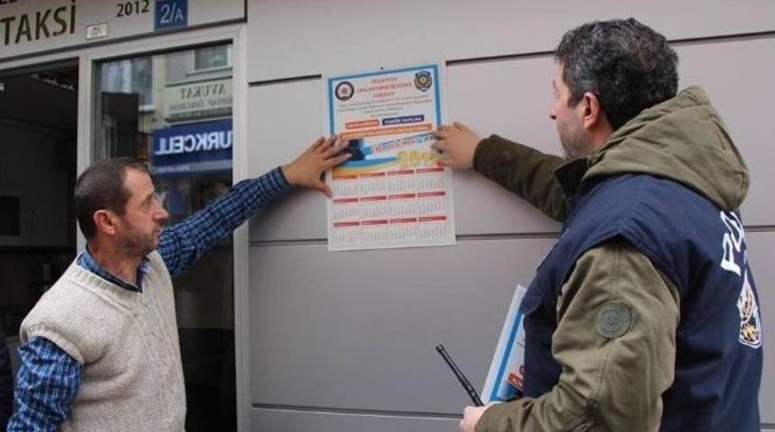 Bolu Polisinde Dolandırıcılara Karşı Yeni Yıl Takvimli Uyarı