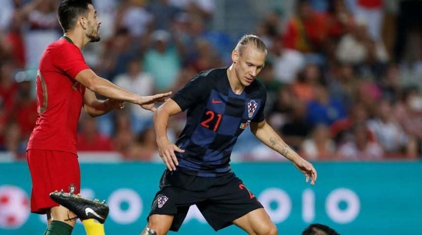 Domagoj Vida, Portekiz-Hırvatistan maçında sakatlandı