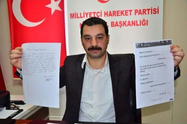 Mhp Manisa İl Başkanı Öztürk'ten Kumpas Iddiası