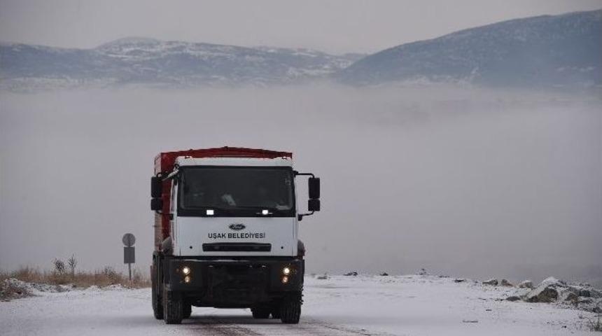 Uşak&rsquo;ta Kar Yağışı