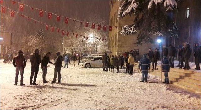 Isparta’da Eğitime Kar Engeli