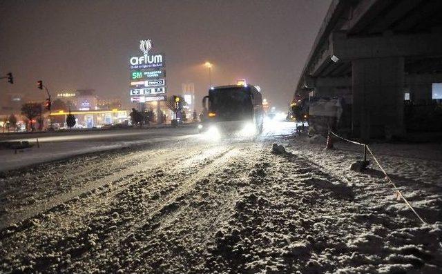 Afyonkarahisar’da Kar Yağışı