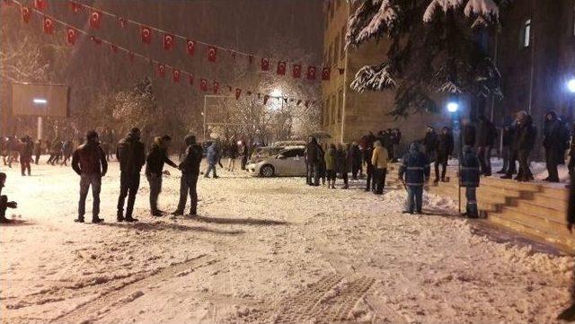 Isparta’da Eğitime Kar Engeli