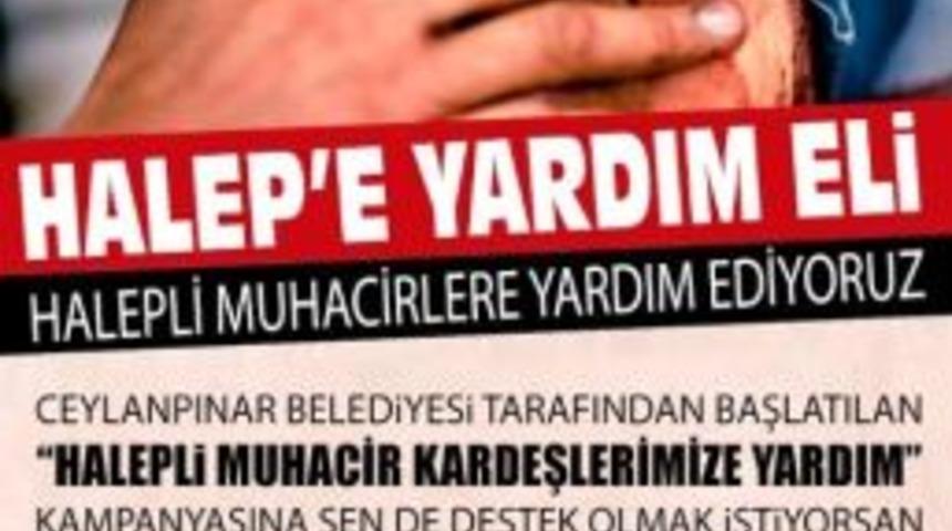 Ceylanpınar&rsquo;dan Halep&rsquo;e Yardım