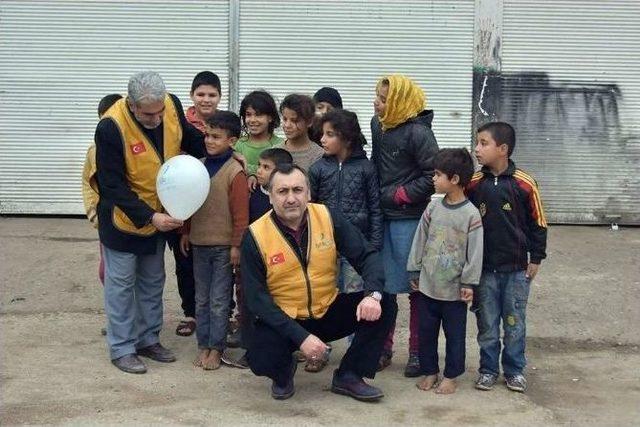 Yardımlar Halepli Çocuklara Can Suyu Oldu