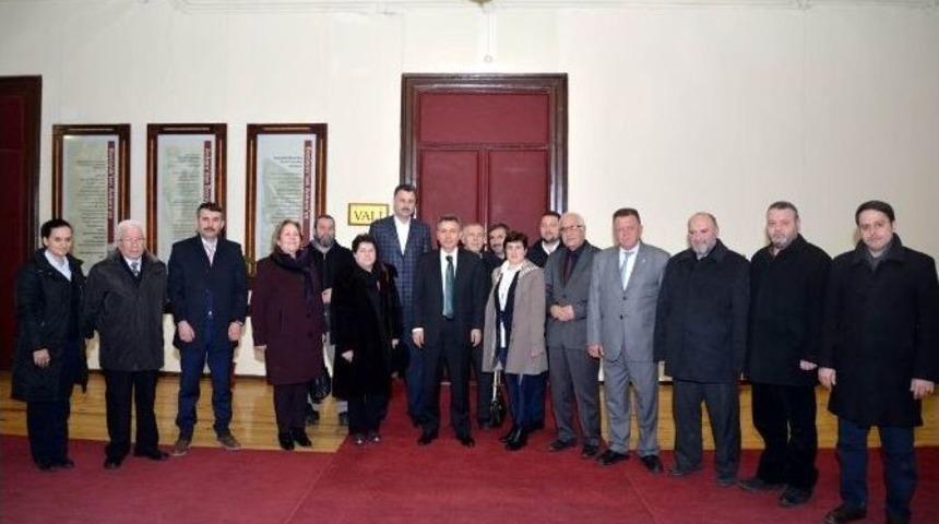 Stk Temsilcilerinden Vali Elban&rsquo;a Ziyaret