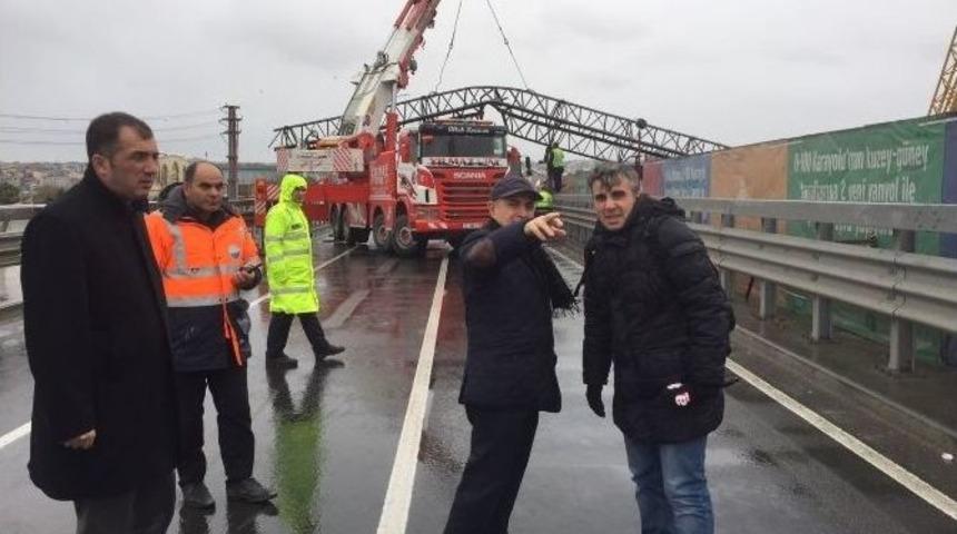 Başkan Hasan Akg&uuml;n, Vin&ccedil; Kazasının Yaşandığı Yerde İncelemelerde Bulundu