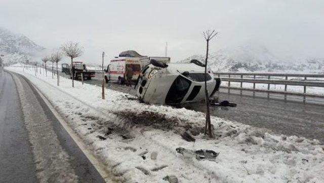 Osmancık'ta Otomobil Takla Attı: 3 Yaralı