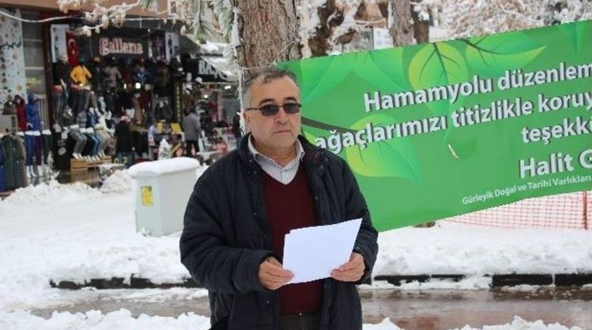 Başkan G&uuml;rsoy&rsquo;dan Ağa&ccedil;ları Koruyan Odunpazarı&rsquo;na Teşekk&uuml;r