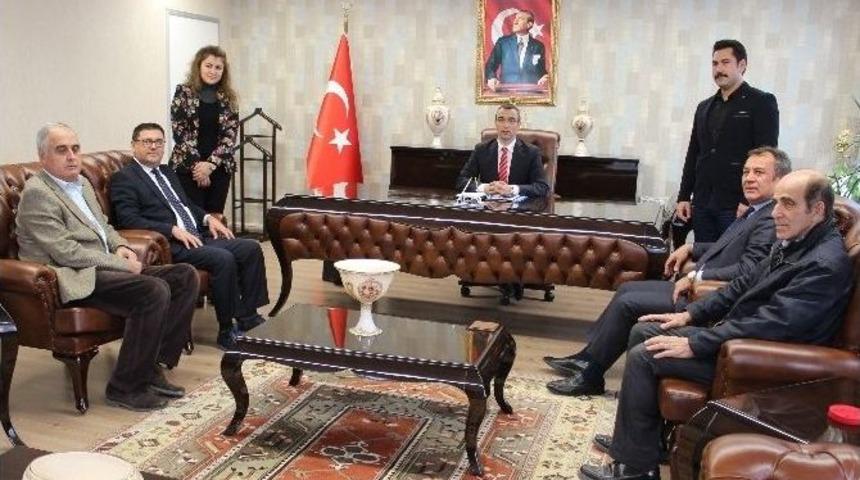 Milas Osb Y&ouml;netimi, Kaymakam Eren Arslan&rsquo;ı Ziyaret Etti.