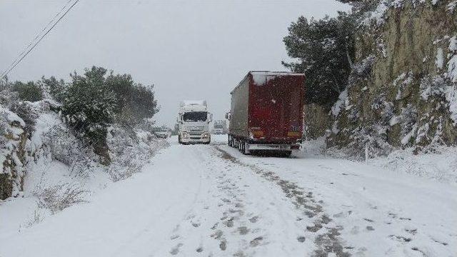 Çanakkale’de Kar Yağışı