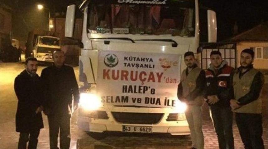 Tavşanlı&rsquo;dan Halep&rsquo;e Yardım
