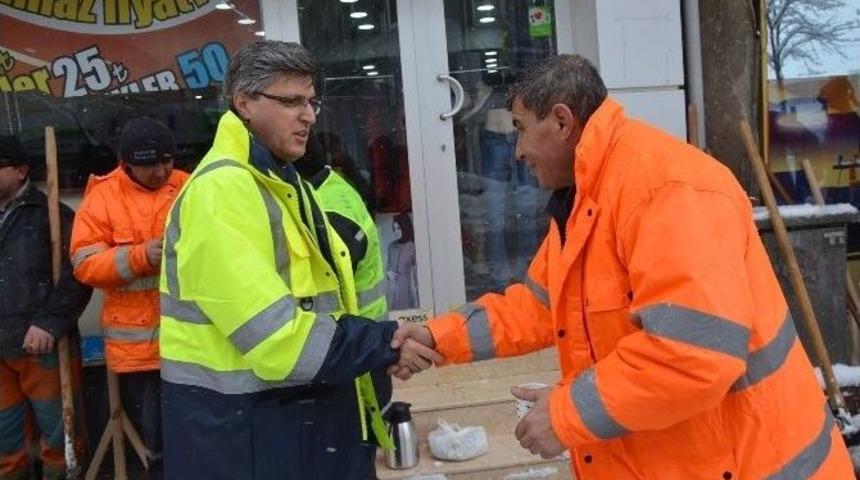 Başkan Yardımcısı Avcıoğlu Karla M&uuml;cadelede