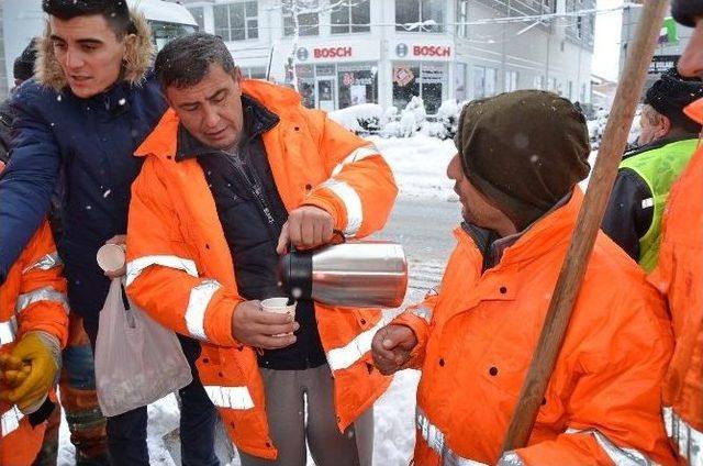 Başkan Yardımcısı Avcıoğlu Karla Mücadelede