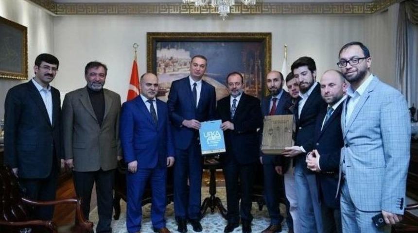 Ufka Yolculuk Heyeti, Diyanet İşleri Başkanı Prof. Dr. Mehmet G&ouml;rmez&rsquo;i Ziyaret Etti