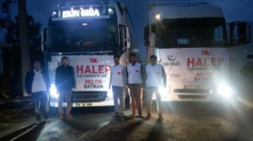 Batman&rsquo;dan Halep&rsquo;e Yardım